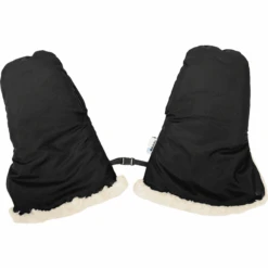 Altabebe Lammfell Handwärmer Für Kinderwagen Nordkap Schwarz