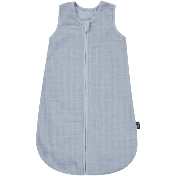 Alvi® Mullschlafsack Uni Blau 3 Alvi® Mullschlafsack Uni Blau