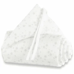 Babybay® Nestchen Piqué Original Sterne Perlgrau 144x25 Cm