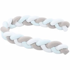 Babybay® Nestchenschlange Geflochten Aqua