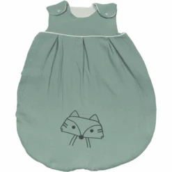 Be Be 's Collection Musselin Sommerschlafsack GrĂĽn