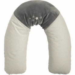 Be Be 's Collection Stillkissen Mit Bezug Sternchen Grau