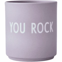 Design Letters Porzellanbecher, Favourite Cups Mit Lasergravur, YOUROCK, Lavendel, 250 Ml
