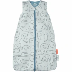 Done By Deer™ Sommer-Schlafsack Sleepy Friends Blau