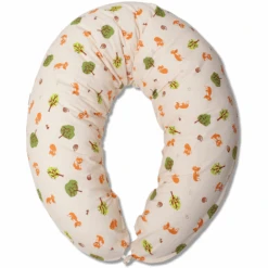 HOBEA-Germany Stillkissen Waldtiere Beige Bunt