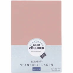 JULIUS ZÖLLNER Spannbetttuch Jersey Blush 70 X 140 Cm