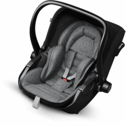 Kiddy Babyschale Evoluna I-Size 2 Mit Basisstation Isofix Base 2 Grey Melange Icy Grey