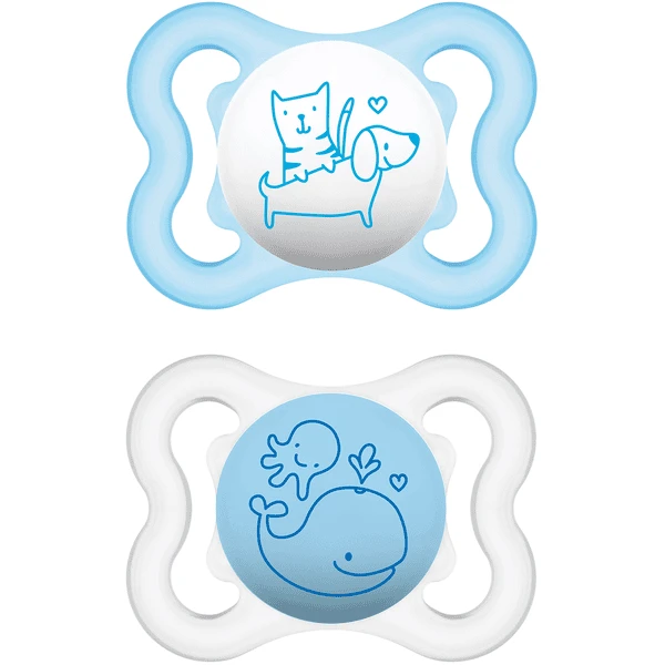 MAM Schnuller Air Blau 0 - 6 Monate Silikon 3 MAM Schnuller Air Blau 0 - 6 Monate Silikon