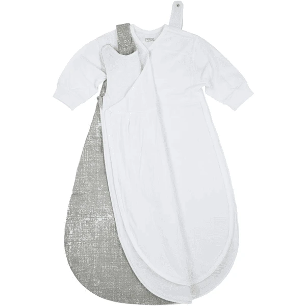 Meyco Schlafsack 2 Teilig Gefüttert Fine Lines Hellgrau 4 Meyco Schlafsack 2 Teilig Gefüttert Fine Lines Hellgrau - Image 2