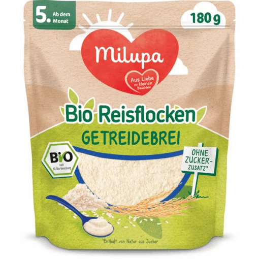 Milupa Reisflocken Bio Getreidebrei 180 G Nach Dem 4. Monat -Baby Paradise Verkauf milupa reisflocken bio getreidebrei 180 g nach dem 4 monat a294284