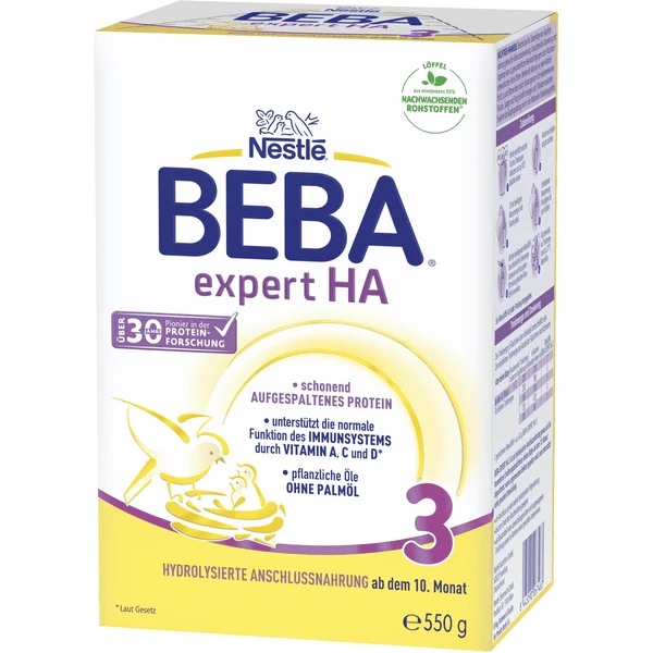 Nestlé Folgenahrung BEBA EXPERT HA 3 550 G Ab Dem 10. Monat 3 Nestlé Folgenahrung BEBA EXPERT HA 3 550 G Ab Dem 10. Monat