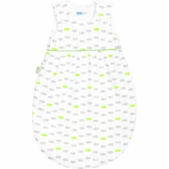 Odenwälder Coolmax Schlafsack Timmi Cool Limette-silber 70cm - 110cm
