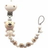 Schnullireich Schnullerkette Mit Namen Häkelbär Taufe (Holz) Weiß -Baby Paradise Verkauf schnullireich schnullerkette mit namen haekelbaer taufe holz weiss a405714