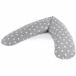 THERALINE Stillkissen Komfort Inkl. Bezug Big Stars Grau