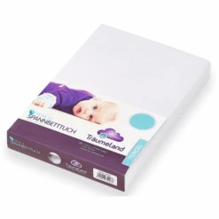 Träumeland Spannbetttuch TENCEL® Weiß 40x90 Cm