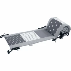 Ullenboom Patchwork-Nestchen Für Babybett 140x70 Cm Graue Sterne (420 Cm Rundum)