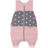 ULLENBOOM Sommer-Schlafsack Mit Füßen Rosa Grau 2 ULLENBOOM Sommer-Schlafsack Mit Füßen Rosa Grau -Baby Paradise Verkauf ullenboom sommer schlafsack mit fuessen rosa grau a378451